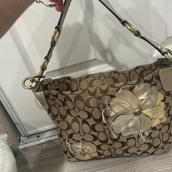 Coach Floral Suede Exterior Bags & Handbags for Women - Picture 4 of 9